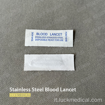 Acciaio inossidabile di Lancet Blood